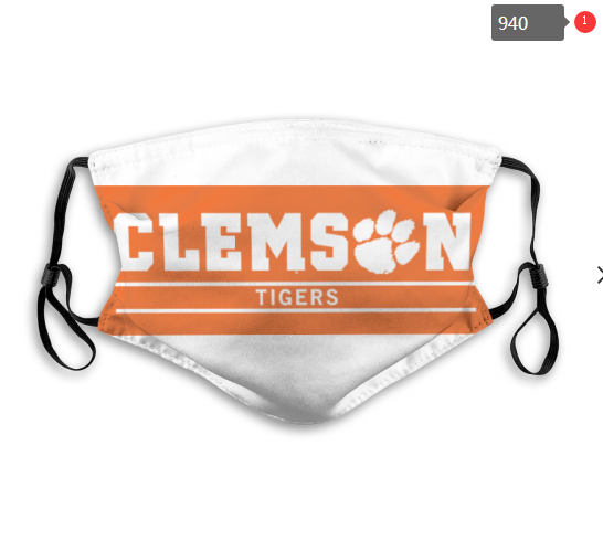 NCAA Clemson Tigers #13 Dust mask with filter